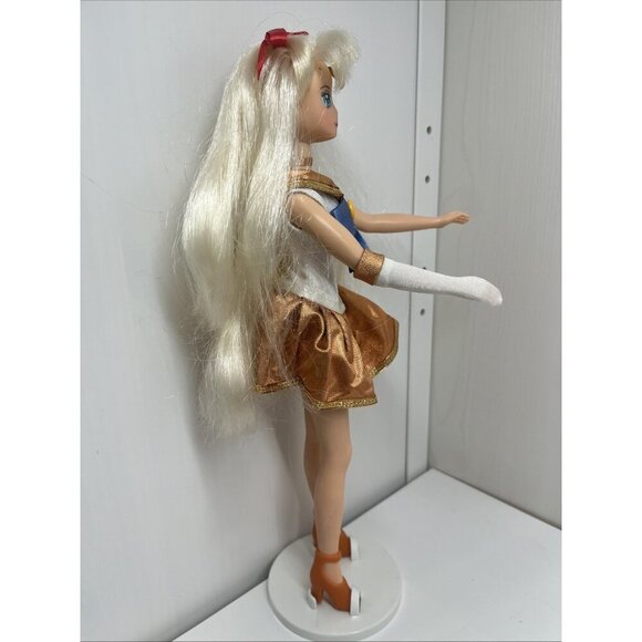 Vintage Sailor Moon Venus Deluxe Adventure Doll 11” Toei Irwin Toys 1995 - Picture 6 of 16